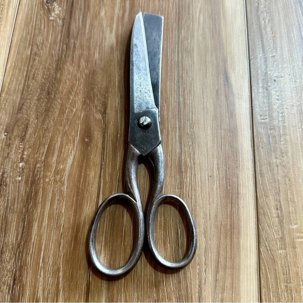 Vintage J. A. Henckels Solingen Germany #3 Solid Steel Scissors